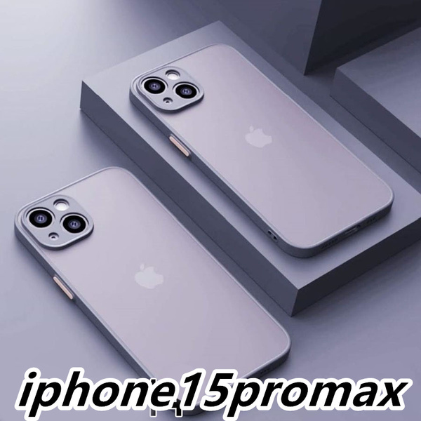 iphone15promaxケース カーバー TPU 可愛い　お洒落　韓国　マット　灰色　軽量 ケース 耐衝撃 高品質173