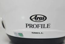 Arai アライ PROFILE プロファイル フルフェイス ヘルメット　57.58cm_画像6