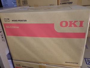  free shipping OKIoki laser printer B432dnw unopened goods including in a package un- possible P240102-6