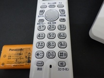 Panasonic パナソニック 子機 KX-FKN519-W 子機用充電器 PFAP1018 電話 中古品 240516_画像3