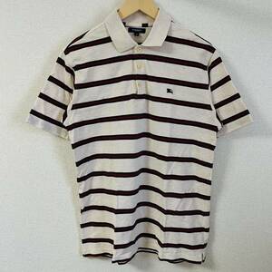 BURBERRY Burberry рубашка-поло короткий рукав окантовка б/у одежда мужской L