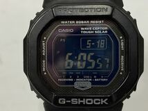 【M-69】 動作品 CASIO G-SHOCK GW-5600BJ-1JF The G タフソーラー 電波受信 電波ソーラー スクウェア ブラック グレー スピード電波モデル_画像4