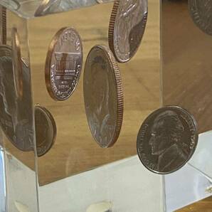 【M-2】アメリカ硬貨 リバティコイン ペーパーウェイト の画像3