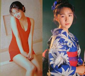 河田純子　1989年〜1992年　大量　切り抜き　ファイル　1冊　76P