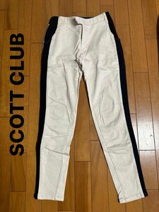 【SCOTT CLUB】スコットクラブ　スキニーパンツ　Mサイズ　ホワイト パンツ