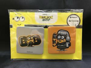 0022-01　現品のみ　HAPPYくじ　MINIONS　ミニオンズ　フィーバー　缶バッチ賞　TYPE-G