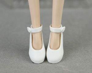 ■P119-03 バービー 人形 フィギュア カスタムドール 靴 パンプス ホワイト