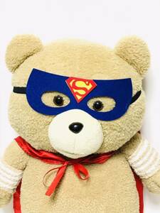 0020-0１ 現品のみ　テッド　仮面　お面　アイマスク　コスチューム　コスプレ　スーパーマン　ブルー