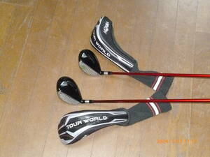 HONMA　TOUR　WORLD　TW737フェアウエイウッド3W・5W２本セット硬度SR美品の出品です。