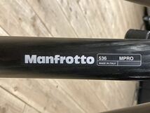 Manfrotto ビデオカメラ用三脚、別売マウントのセット、最高2m50cm 最低1m程度、使用時間10時間程度、美品、箱。_画像8