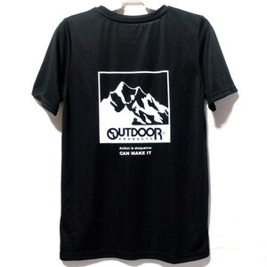 超特価/未使用【サイズ=M】OUTDOOR PRODUCTS/アウトドア プロダクツ/レディス/半袖/Tシャツ/吸汗速乾/UVカット/胸囲=79～87cm/black