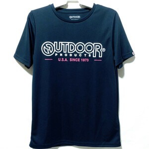 超特価/未使用【サイズ=M】OUTDOOR PRODUCTS/アウトドア プロダクツ/レディス/半袖/Tシャツ/吸汗速乾/UVカット/胸囲=79～87cm/navy