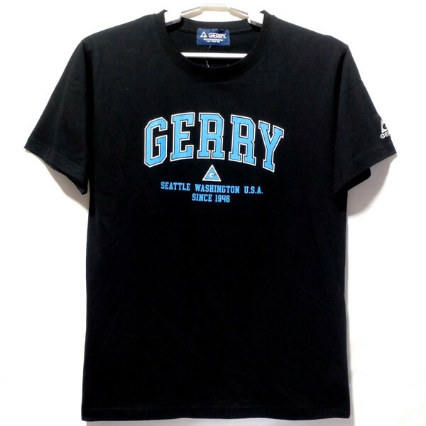 特価/未使用【サイズ=M】 GERRY/ジェリー/メンズ/プリント/半袖/Tシャツ/胸囲=88～96cm/black