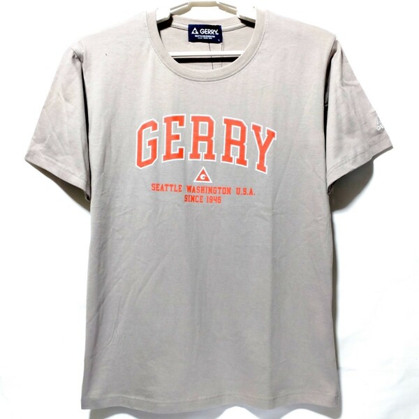 特価/未使用【サイズ=M】 GERRY/ジェリー/メンズ/プリント/半袖/Tシャツ/胸囲=88～96cm/graige