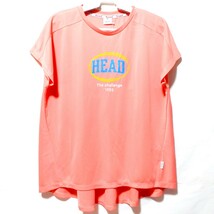 特価/未使用【サイズ=M(レディス)】 HEAD/ヘッド/レディス/フレンチ袖/Tシャツ/胸囲=79～87cm/pink_画像1