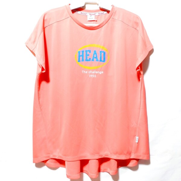 特価/未使用【サイズ=M(レディス)】 HEAD/ヘッド/レディス/フレンチ袖/Tシャツ/胸囲=79~87cm/pink