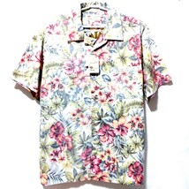 特価/未使用【サイズ=4L(3XL)】 ハイビスカス柄/メンズ/半袖/アロハシャツ/胸囲=112～120cm/花柄_画像1