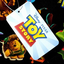 特価/未使用【サイズ=LL(XL)】 Disney/TOY STORY/ディズニー/トイ ストーリー/メンズ/半袖/アロハシャツ/胸囲=104～112cm/black柄_画像5