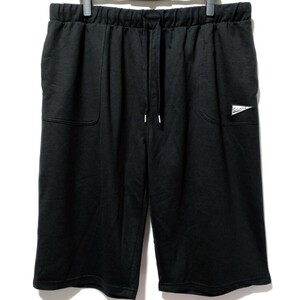 特価/未使用【サイズ=5L(4XL)】ノーブランド/メンズ/スウェット/ハーフパンツ/胴囲=112～122cm/black②