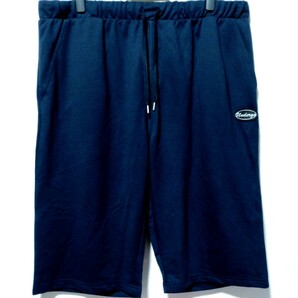 特価/未使用【サイズ=5L(4XL)】ノーブランド/メンズ/スウェット/ハーフパンツ/胴囲=112～122cm/navy