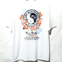 特価/未使用【サイズ=5L(4XL)】T&C surf Designs Hawaii/タウン&カントリー/メンズ/半袖/ドライTシャツ/吸汗速乾/胸囲=116～124cm/white_画像1