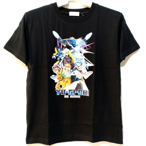 特価/未使用【サイズ=140cm】YU-GI-OH GO RUSHII/遊戯王/子供/半袖/Tシャツ/胸囲=65～72cm/black