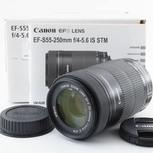 #s86★美品★ Canon キヤノン EF-S 55-250mm F4-5.6 IS STMの画像1