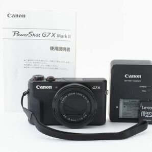 #s119★極上美品★ Canon キャノン PowerShot G7X Mark II ブラックの画像1