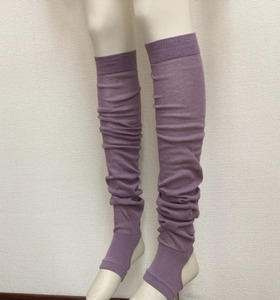  prompt decision new goods with translation leg warmers fitness purple approximately 65cm yoga leggings free shipping 