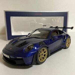 ★ノレブ／NOREV：1/18 ★ポルシェ 911 (992) GT3 RS ／PORSCHE 911 (992)GT3 RS 2022 (Gentian Blue Metallic) ★未展示モデル♪