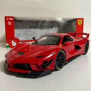 ★ブラーゴ／burago：1/18フェラーリ FXXK EVO／FERRARI FXXK EVO (RED) ★イタリア限定3,000.台／未展示モデル♪ラスト１点です♪