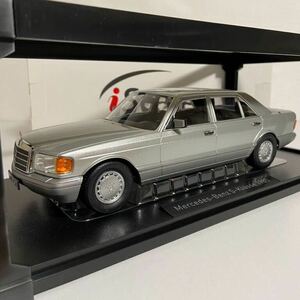 ★iスケール／i Scale :1/18 ★メルセデス ベンツ 560 SEL／Mercedes-Benz W126 560 SEL ★S-Klasse 1985 (Silver) ★未展示モデル♪