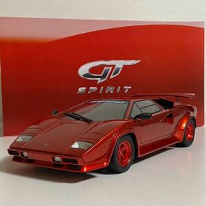 ★GTスピリット／GT_SPIRIT：1/18 ★ケーニッヒスペシャル カウンタック／KOENIG SPECIALS COUNTACH Turbo(Red Metllic) ★限定1,750台♪