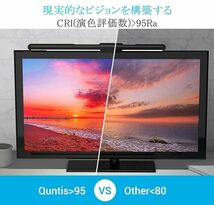 USBモニターライト　Quntis　52cm 自動調光 厚さ0.7～3.5cm対応Ra 95 無段階色温度と輝度調整 L206_画像6