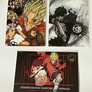 TRIGUN 血界戦線 内藤泰弘の世界展 ポストカードトライガン ヴァッシュ ウルフウッド/３点セット