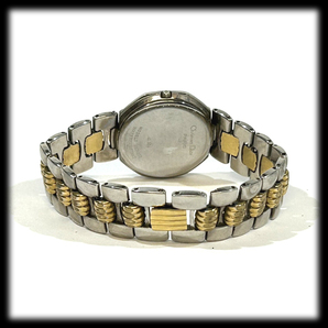 1円～ ■ クリスチャンディオール ■ Christian Dior ゴールド文字盤 デイト メンズ 腕時計 45.204 電池交換済の画像4