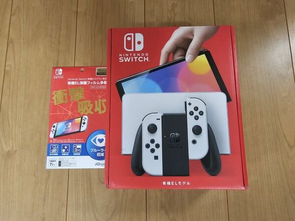 [フィルム付･印無･新品] Nintendo Switch 有機ELモデル ホワイト
