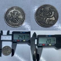 WX1463ミニ流浪幣8枚セット 髑髏 ルンペン イラン 米騎士 入手困難 在庫限り 外国硬貨 貿易銀 海外古銭 コレクションコイン 貨幣 重さ約4g_画像3