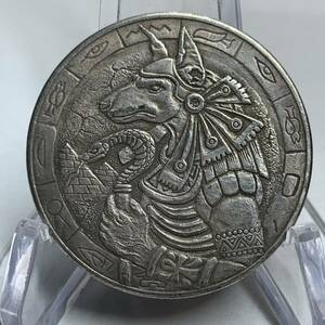 WX1471流浪幣 エジプト 天眼狼 鷹紋 外国硬貨 貿易銀 海外古銭 コレクションコイン 貨幣 重さ約21g