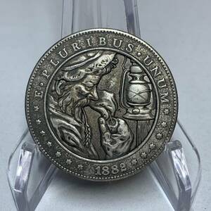 WX1482流浪幣 老者 智者 天眼 鷹紋 外国硬貨 貿易銀 海外古銭 コレクションコイン 貨幣 重さ約22g
