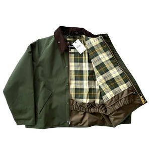 【新品】Barbour TRANSPORT JACKET 2Layer トランスポート 2レイヤー ジャケット BEAMS Size40 オリーブ