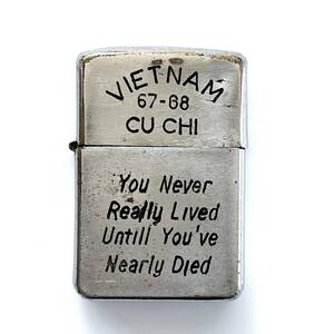 [Vintage]ZIPPO Zippo lighter Vietnam war VIETNAM 67-68 CU CHI 18th ENGR BRIG