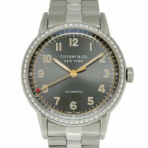Tiffany & Co Tiffany 34668361 CT60 gray bezel diamond self-winding watch J60346