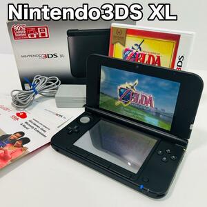 Nintendo3DS XL body Zelda. legend hour. ocarina North America version Nintendo 3DSLL Black north american US version Legend of Zelda Ocarina of Time