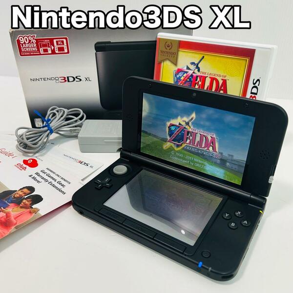 Nintendo3DS XL 本体 ゼルダの伝説 時のオカリナ 北米版 ニンテンドー3DSLL Black north american US版 Legend of Zelda Ocarina of Time