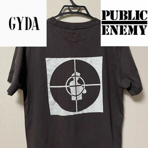 GYDA × Public Enemy s/s Tshirt Charcoal