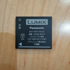 Panasonic パナソニック LUMIX DMW-BCK7 バッテリー