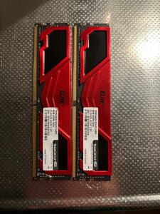 【未使用DDR4メモリ+】TEAM elite 3200mz 8G×2【過去の遺物おまけ】