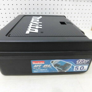 美品マキタ makita APT BL TD148DRTX 充電式インパクトドライバー 18v 5.0Ahバッテリー2個/充電器☆★即決の場合送料無料★管理番号505-23の画像10