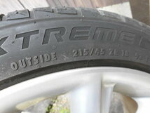 トヨタSAI純正ホイールナット付き中古サマータイヤホイール4点セットコンチネンタル215/45R18★管理番号517-17N_画像10